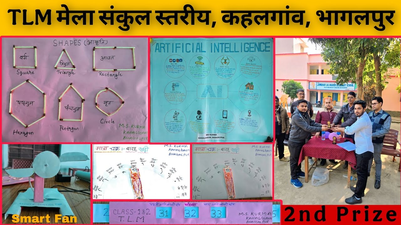 Tlm Project Bio TLM मेला | संकुल स्तरीय, कहलगांव, भागलपुर | Teacher Learning Meterial ...