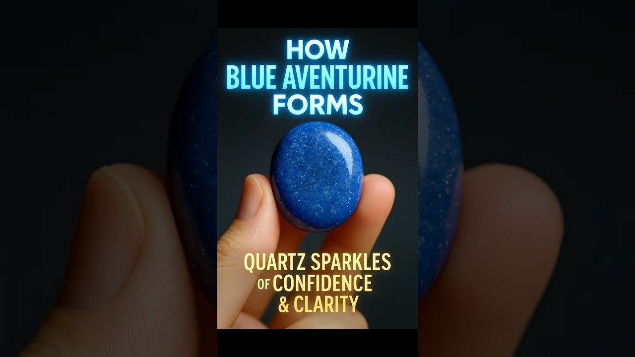 How Blue Aventurine Forms: Quartz Sparkles of Confidence & Clarity 🔵💎✨