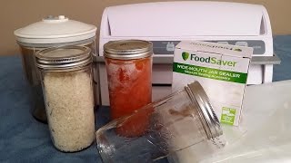 Foodsaver Vacuum Sealer Mason Jar and Cheap Bags