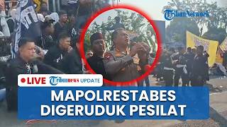🔴LIVE: Mapolrestabes Surabaya Digeruduk Pesilat, Tuntut Keadilan Petugas Valet Korban Pembacokan