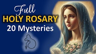 MYSTERIES OF THE ROSARY 🙏🏼 | Pray All 20 Decade Rosary Today Joyful, Luminous, Sorrowful, Glorious