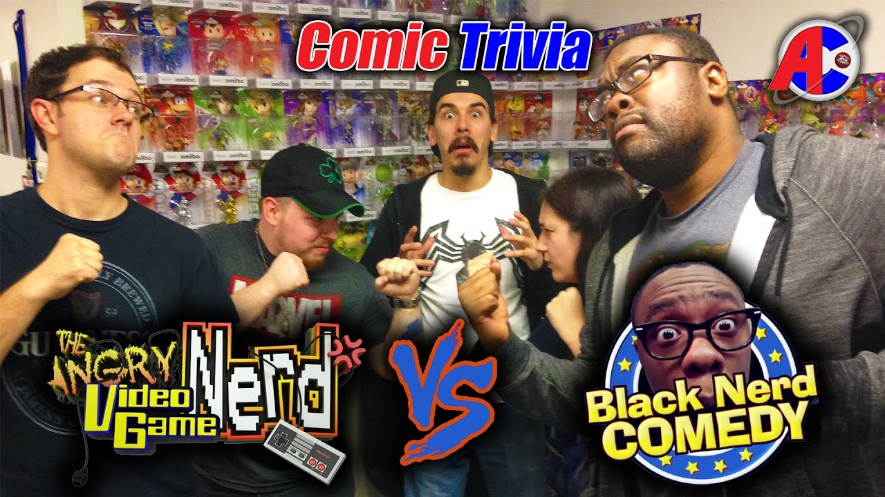 AVGN vs Black Nerd Comic Trivia - Awesome Comics