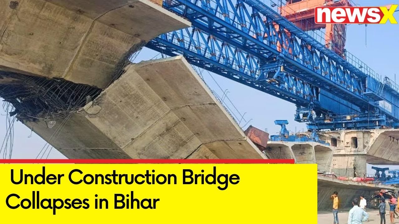 Under Construction Bridge Collapses in Bihar | Third Incident in a Week ...