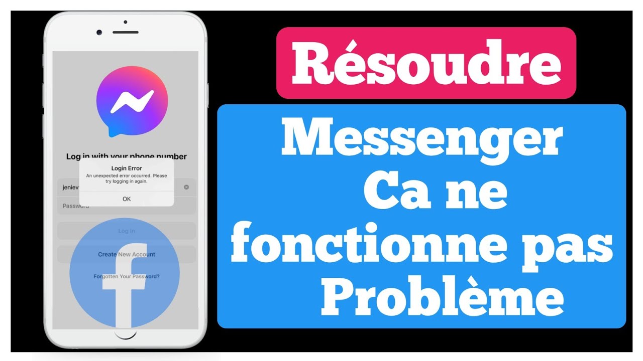 Comment réparer Facebook Messenger ne fonctionne pas Facebook