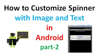 Android  Custom Spinner  Example2 | ShoutCafe.com