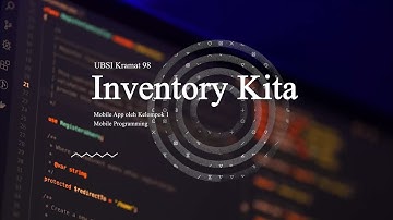 Aplikasi Inventory Barang  - Kelompok 1 -  Mobile Programming