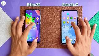 Samsung Galaxy A31 Vs Redmi Note 9 Speed Test - Mediatek Helio P65 Vs MediaTek Helio G85