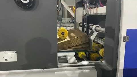 Huayu HS-C 1224 4 colours flexo printing machine + Slotter + Rotary + Stack