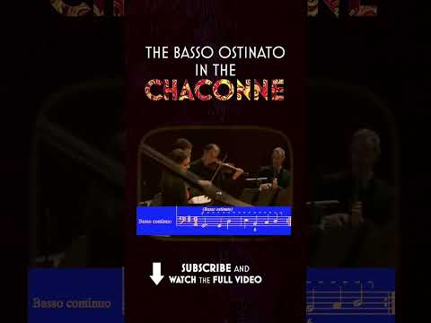 The Basso Ostinato in the Chaconne