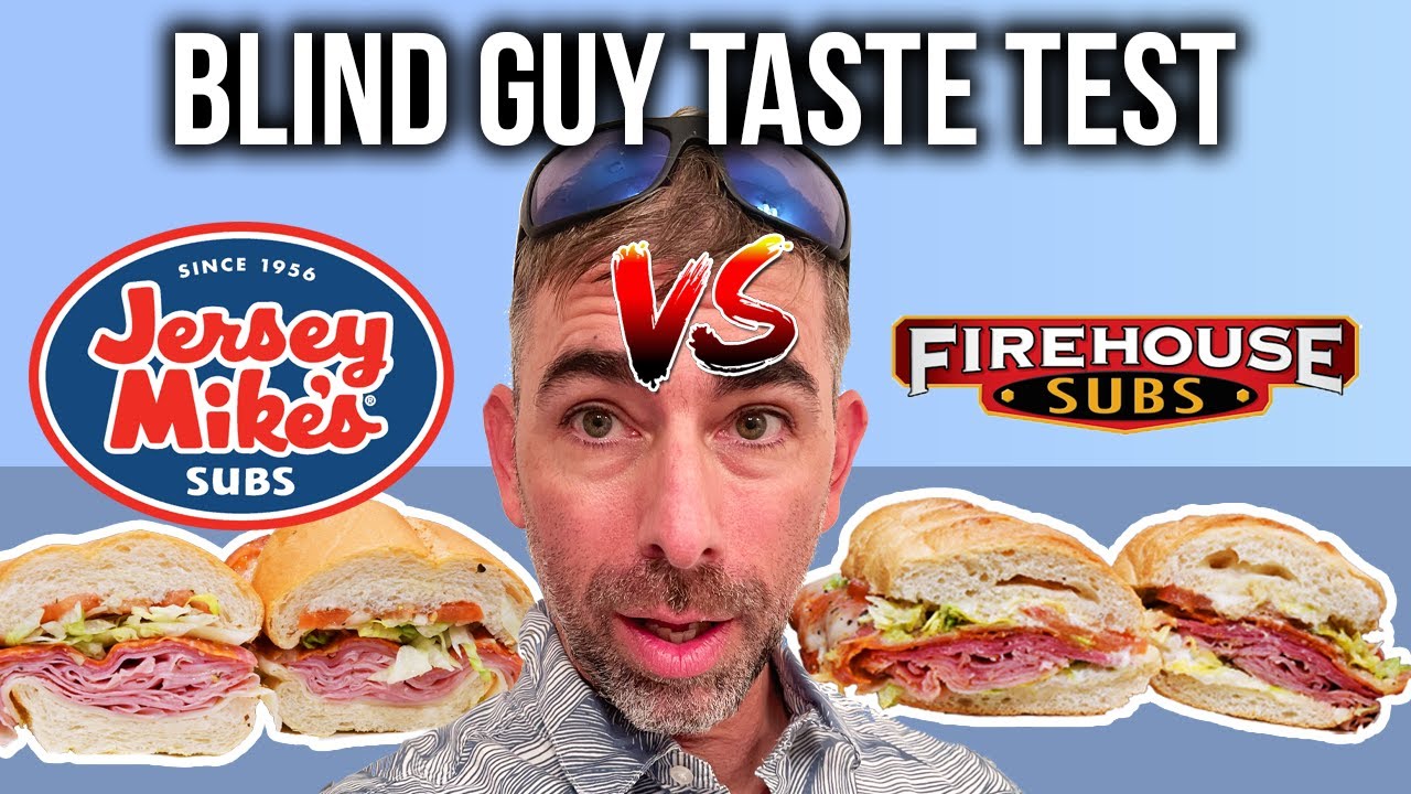 Jersey Mike's vs Firehouse Subs - Blind Guy Taste Test