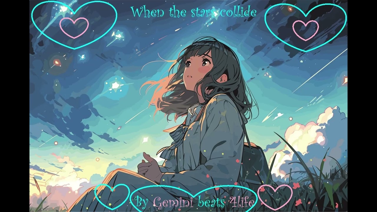 When the stars collide Instrumental beat chill/pop/piano/dance/synthwave with vocal hook type beat