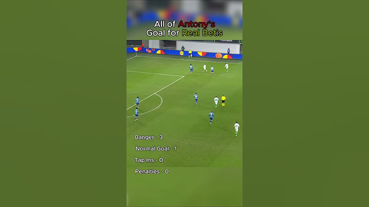 All of Antony's Goals for Real Betis🔥