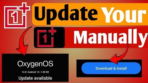 Manually Update Method For OnePlus Devices | Manually install Oxygen OS OTA updates on your OnePlus