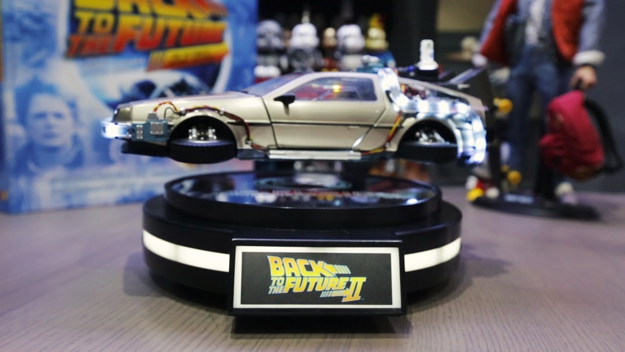 Kids Logic 1:20 Magnetic Levitating DeLorean TIME MACHINE Unboxing! 