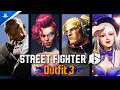 Street Fighter 6 - Sagat, C. Viper, Alex, Ingrid Outfit 3 Showcase Trailer | PS5 & PS4 Games