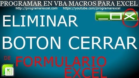 242 Como ❤️ eliminar la X 🔥 cerrar del formulario