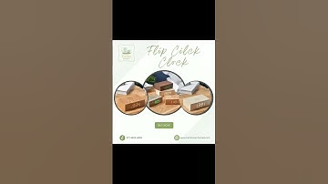 Unveiling the Flip Click Clock: A Modern Take on Timekeeping #homedecor #modernfurniture #youtube