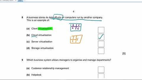 Cambridge Technicals IT Unit 1 January 2020 Exam Walkthrough