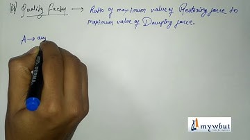 Damped Vibration: Logarithmic Decrement, Quality Factor