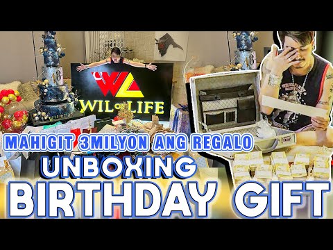 UNBOXING MORE THAN 3 MILLION PESOS WORTH OF BIRTHDAY GIFT l WILBERT TOLENTINO