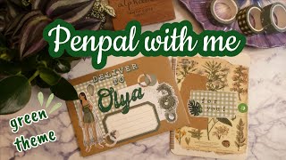 💚🌿GREEN THEME MAIL 💚🌿 | open AND reply to PO Box mail 💚