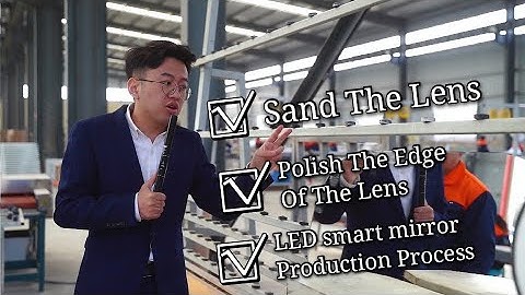 How is the LED smart mirror such a cool product made? The second step is here!