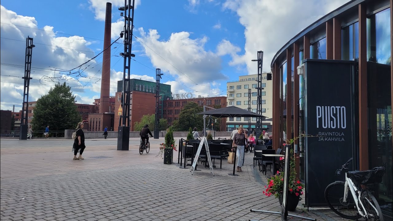 Tampere Street | Walking in Tampere Finland