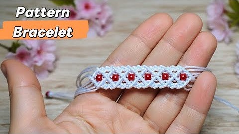 Macrame Pattern Bracelet ( Design Pulseira Macrame) Tutorial Passo a Passo 