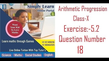 Chapter-5,Exercise - 5.2 Class-10,Question Number-18 || Arithmetic Progression || CBSE || NCERT