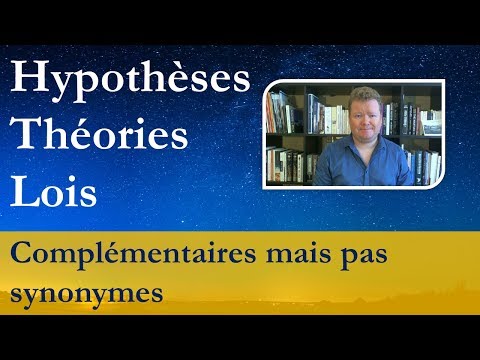 Vidéo: Différence Entre Hypothèse Et Théorie
