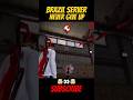 BRAZIL SERVER ⚠️ NEVER GIVE UP 🤯🤯 #freefire #headshot #shorts