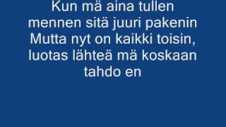 Video-Miniaturansicht von „Oikeesti lyrics“