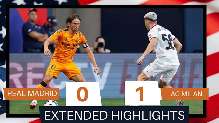 EXTENDED HIGHLIGHTS | AC Milan 1-0 Real Madrid | Summer Tour 2024