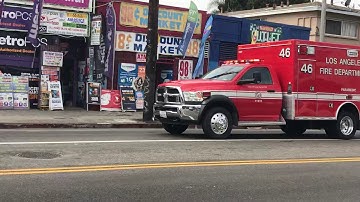 Lafd rescue 46 responding code 3