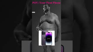 POV: Your First Phone #gigachad #gigachadmeme #funny #your first phone