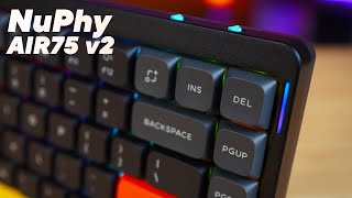 NuPhy Air75 V2 The Ultimate Low Profile Wireless Mechanical Keyboard!