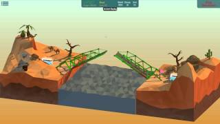 Poly Bridge Solution [16m Double Drawbridge 2-9]