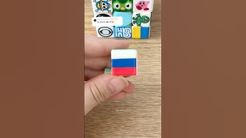 How to draw Russia flag on the Rubik