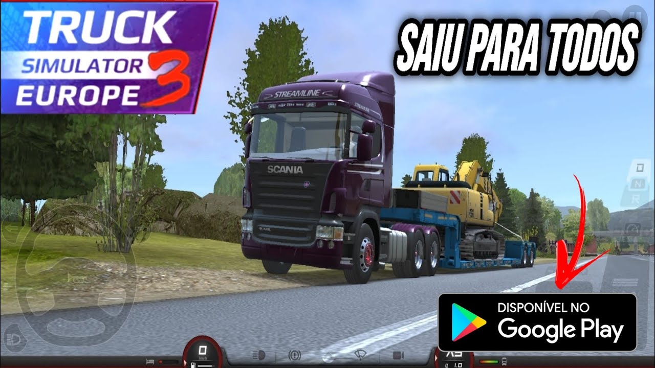 SAIU TODOS OS Caminhões Do Truck Simulator Europe 3 