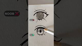 Easy Anime Eyes Drawing Trick #art #drawing #pencildrawing #eyes #sketch #tutorial #shorts