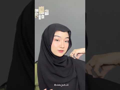 Tutorial Pashmina Mleyot #hijab #tutorialhijabsimple #shorts