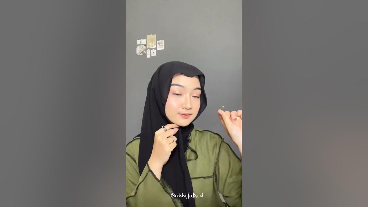 Tutorial Pashmina Mleyot #hijab #tutorialhijabsimple #shorts