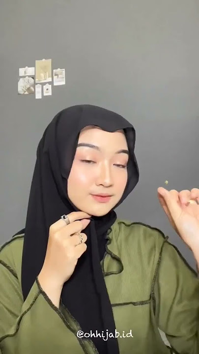 Tutorial Pashmina Mleyot #hijab #tutorialhijabsimple #shorts