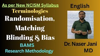 Topic 5.9 - Terminologies- Randomisation, Matching, Blinding & Bias | Research | English