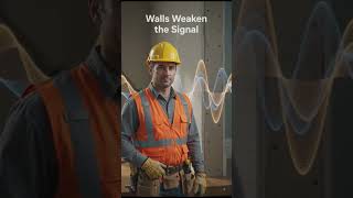How does Wi-Fi pass through walls?? #ytshorts #aivideo #science #technology #learning #miniature