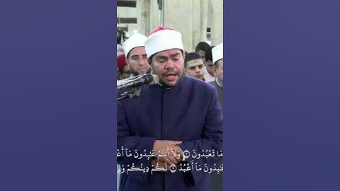 سوره الكافرون بصوت الشيخ رضا السويفي برواية الإمام هشام عن الإمام إبن عامر الشامي