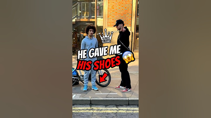 WOULD YOU GIVE YOUR SHOES TO A STRANGER?👀