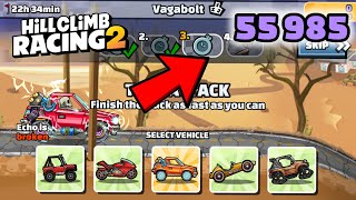 55,985 in Vagabolt - Hill Climb Racing 2 screenshot 1
