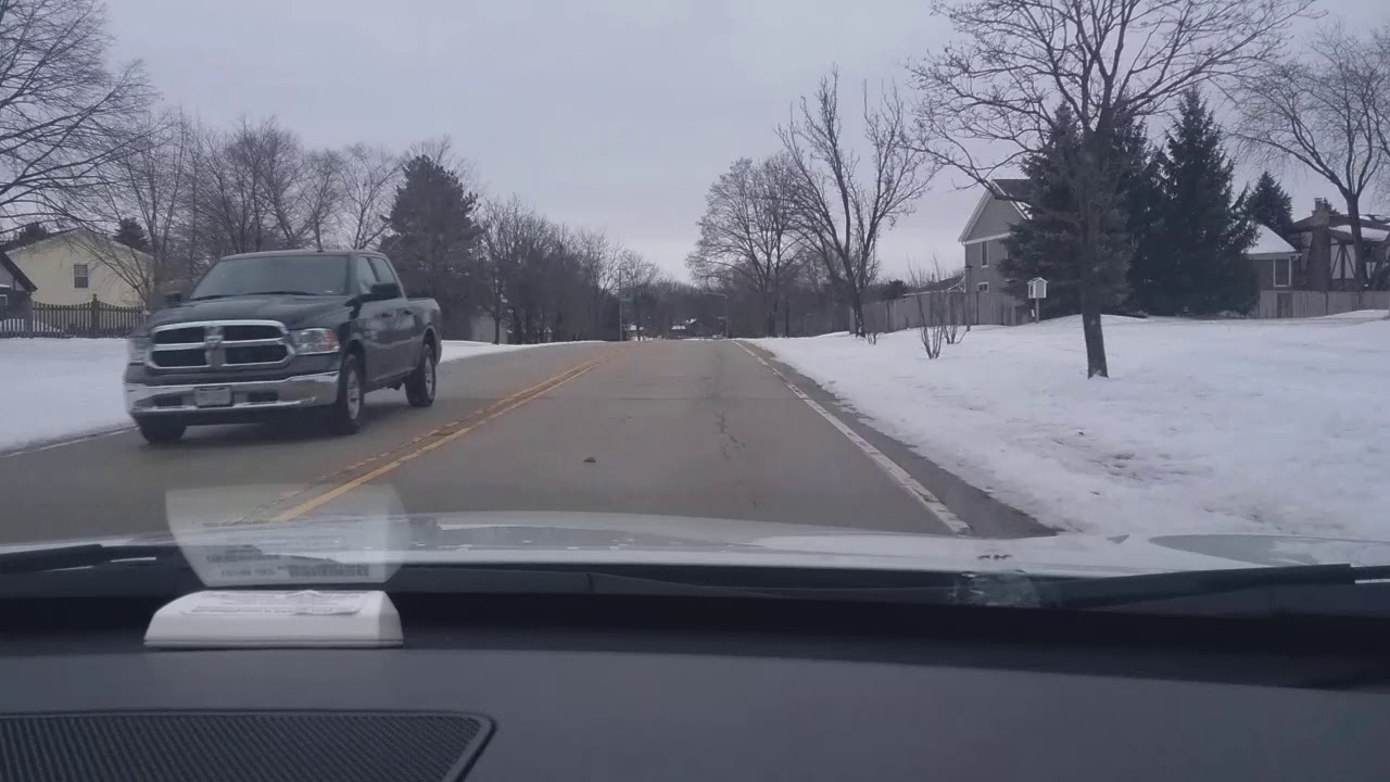 Driving through our neighborhood in Lisle / Naperville 2020