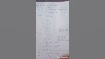 Fourier series practice problem with solutions ,Fourier series example #youtube #shorts